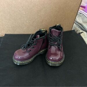 Dr. Martens Toddler Glossy Purple Boots